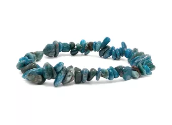 Blue Apatite Chip Bracelet A 5-8mm