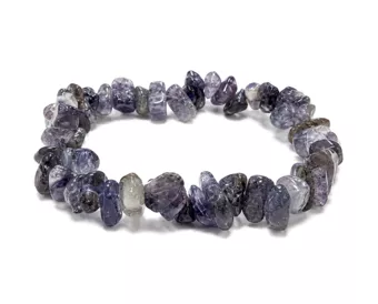 Cordierite Iolite Chips Bracelet A 5-8mm