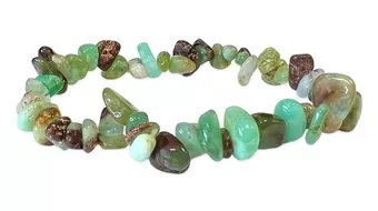 Chrysoprase Chips Bracelet A 5-8mm