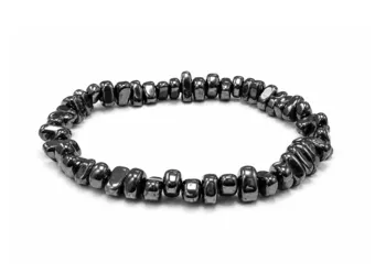 Hematite Chip Bead Bracelet A 5-8mm