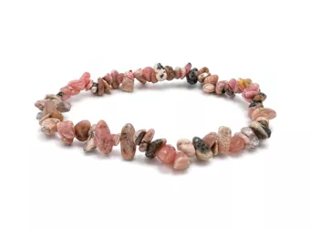 Argentine Rhodochrosite Chips Bracelet A 5-8mm