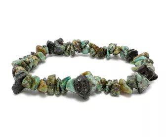 African Turquoise Chips Bracelet AB 5-8mm
