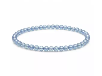 Faceted Aquamarine AA Bracelet – 3 mm Beads