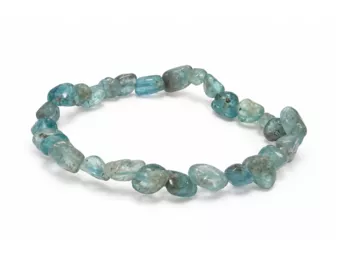 Tumbled Blue Apatite Bracelet A+ 6-8 mm