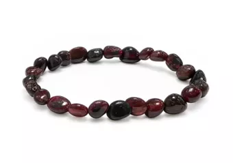 Tumbled Red Garnet Bracelet A 6-8 mm