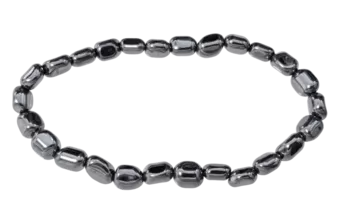 Hematite tumbled stones bracelet