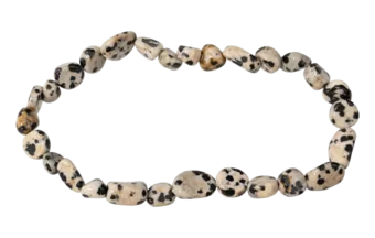 Dalmatian Jasper bracelet A rolled stones