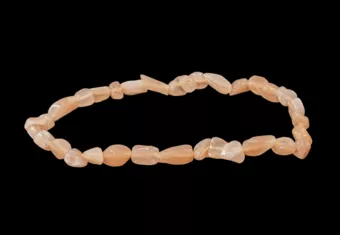 Pink Moonstone Bracelet A rolled stones
