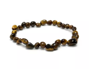 Tumbled Tiger Eye Bracelet A 6-8 mm