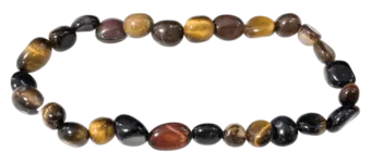 Multi tiger eye A tumbled stones bracelet
