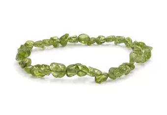 Tumbled Peridot Bracelet A+ 6-8 mm
