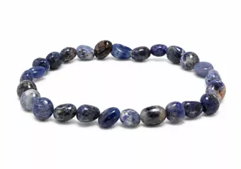 Sodalite Tumbled Stone Bracelet A 5-8mm