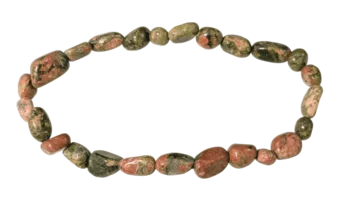 Unakite A tumbled stones bracelet