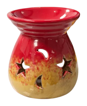 Red Gradient Ceramic Oil Burner 8.5cm