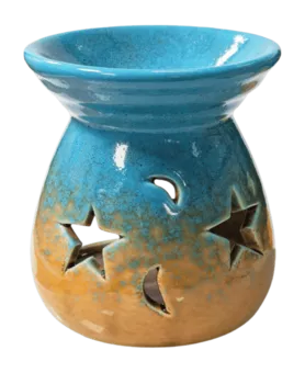 Blue Gradient Ceramic Oil Burner 8.5cm