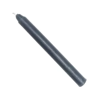 Goloka Solid-Coloured Grey Candles 13cm