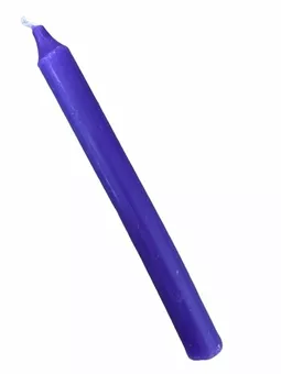 Goloka Solid-Coloured Purple Candles 13cm