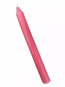 Goloka Solid-Coloured Pink Candles 13cm