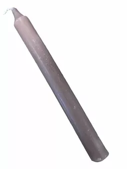 Goloka Solid-Coloured Taupe Candles 13cm