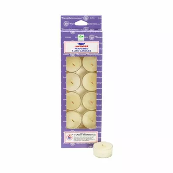 Pack of 12 perfumed tea candles Satya Lavender