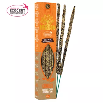Herbio Ecocert Smudge Incense Cinnamon 20g