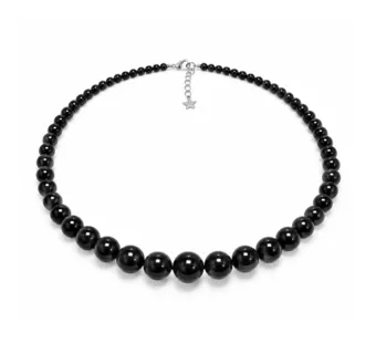 Rainbow Obsidian Graduated Bead Necklace A 4-12 mm 50 cm