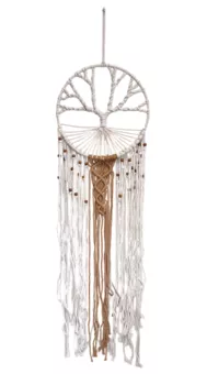 White Dreamcatcher Tree of Life 30 cm