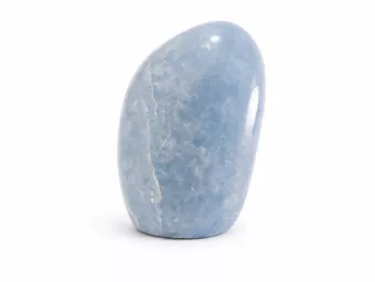 polished blue calcite 1.347 kg