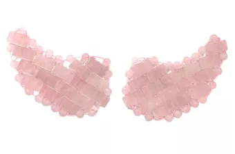 Rose Quartz Eye Patches from Brazil A+