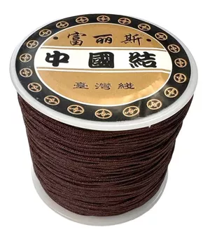 Brown Polyester Cord Thread 0.8mm 100 meters