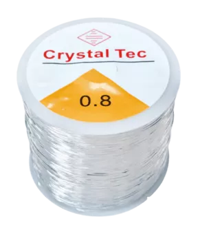 Round transparent elastic thread 0.80mm 100m