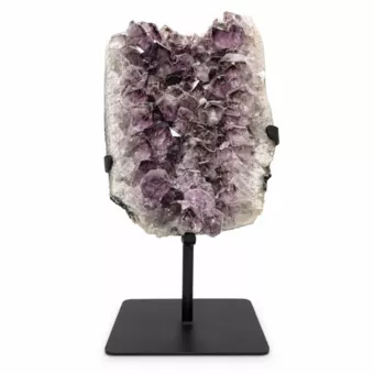 Brazilian amethyst geode A on a base, 5.1 kg