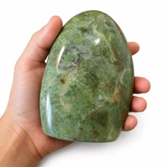 Polished serpentine block 1.070kg