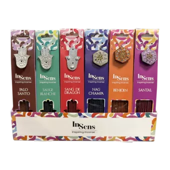 InSens display stand with 48 packs of incense (40 sticks each)