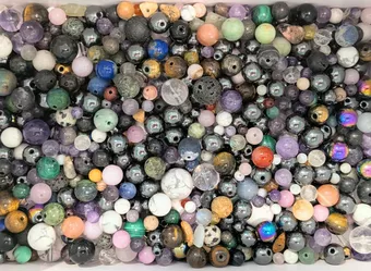 Mixture of natural stone beads – 500 g