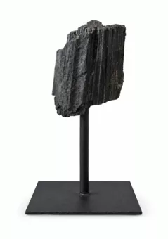 Raw Lapis Lazuli A on Black Metal Stand 17-20 cm 500-800 g