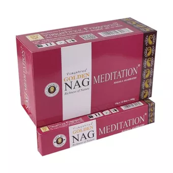 Incense Vijayshree Golden Nag Meditation 15g