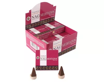 Incense Vijayshree Golden Nag Meditation Cones