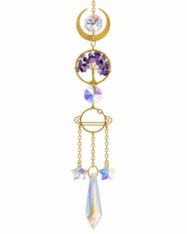 Tree of Life Amethyst Sun Catcher