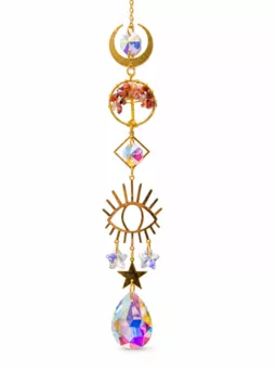 Tree of Life Sun Catcher in Carnelian