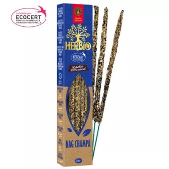 Herbio Ecocert Smudge Incense Nag Champa 20g