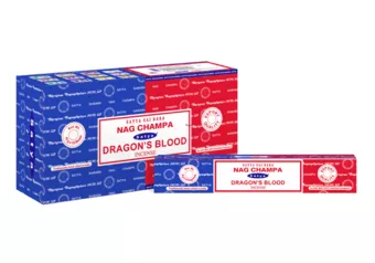 Satya Nag Champa and Dragon Blood Incense 16g