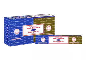Satya Nag Champa and Palo Santo incense 16g