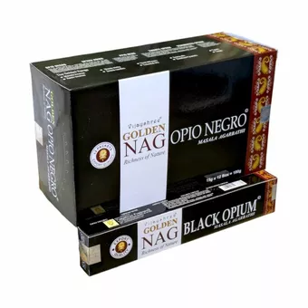 Incense Vijayshree Golden Nag Black Opium 15g