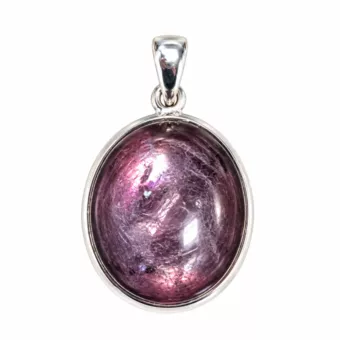 Sterling Silver 925 Pendant with AAA Lepidolite 3.05 g
