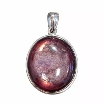 Sterling Silver 925 Pendant with AAA Lepidolite 3.18 g