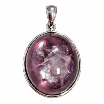 Sterling Silver 925 Pendant with AAA Lepidolite 3.16 g