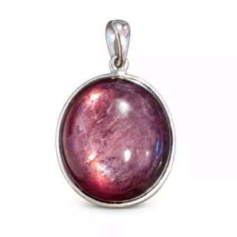Sterling Silver 925 Pendant with AAA Lepidolite 3.14 g