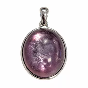 Sterling Silver 925 Pendant AAA Lepidolite 2.8 g