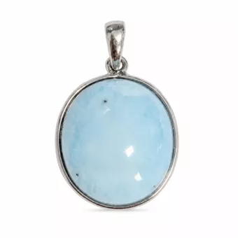 Sterling Silver 925 Pendant with AA Larimar 2.85g
